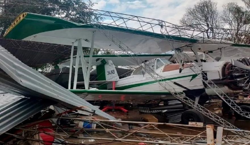 Una tormenta “supercelda” provocó destrozos en 9 de Julio y Bragado