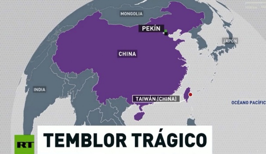 Varios muertos y centenares de heridos tras fuerte terremoto en Taiwán