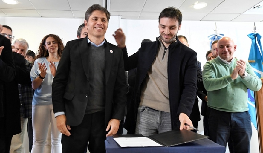 Kicillof y Torres firman convenio de colaboración para fortalecer el sistema sanitario chubutense