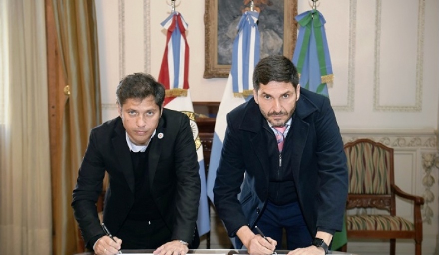 Kicillof y Pullaro firman convenio de cooperación en la lucha contra el delito complejo