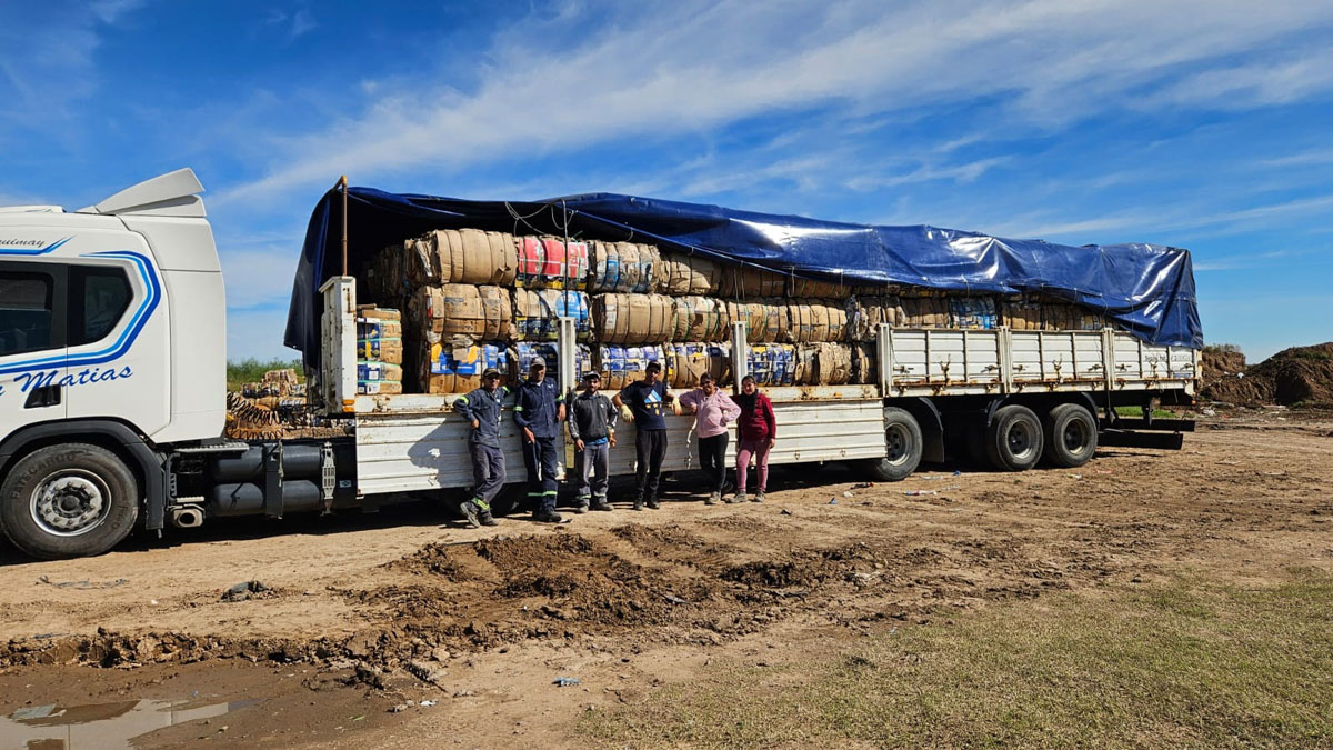 El Municipio envió más de 13 mil kilos de residuos para ser reutilizados en el circuito productivo