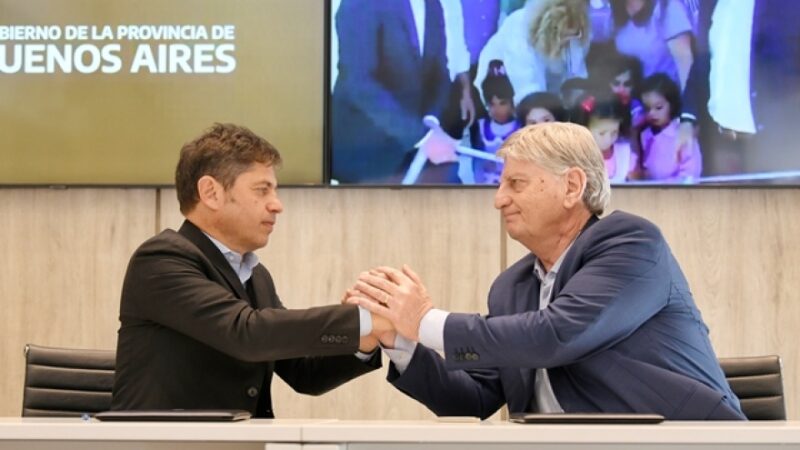 Kicillof y Ziliotto firmaron convenios de cooperación entre ambas provincias