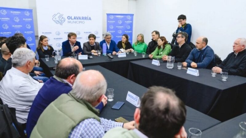 Para Kicillof en el modelo de Milei “no tiene lugar Olavarría”