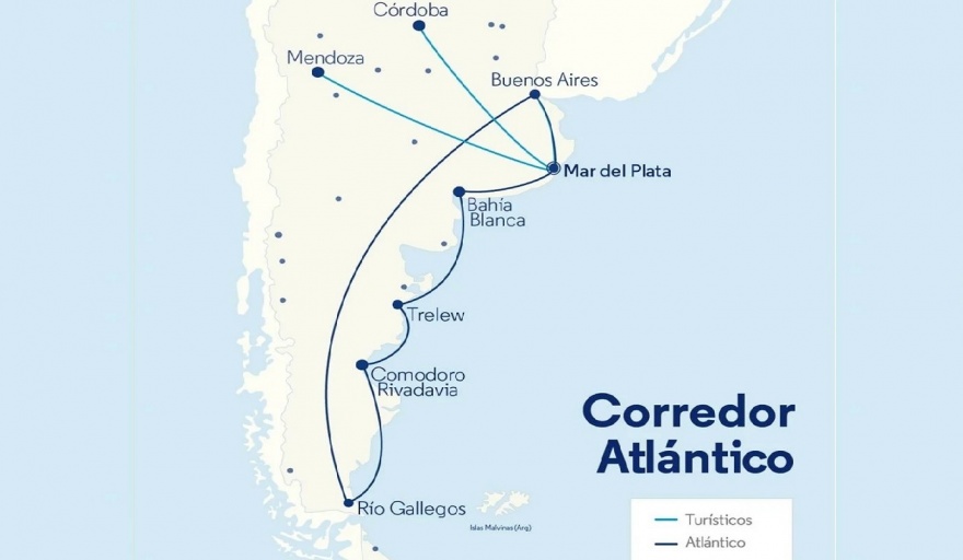 Cancelan “Corredor Atlántico” que conectaba vuelos de Mar del Plata con cinco ciudades