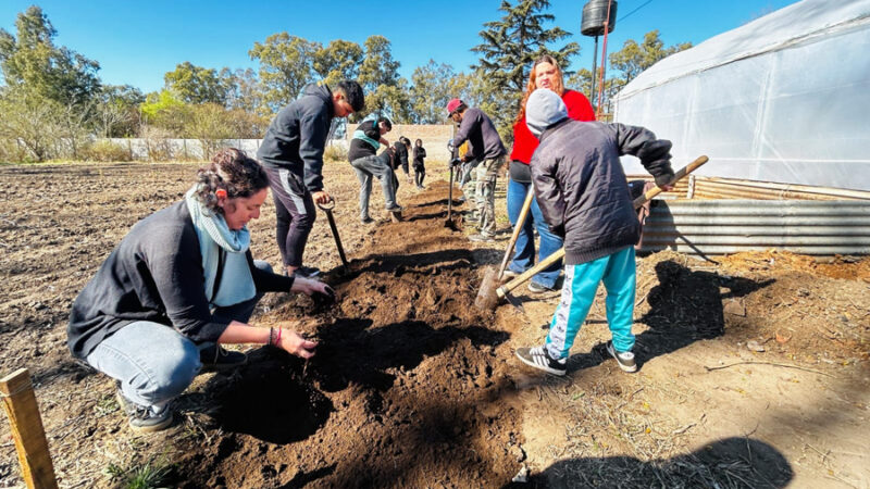 Se puso en marcha el nuevo vivero municipal de Ameghino