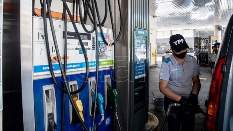 Por décimo mes consecutivo con la caída de la actividad, cae la venta de combustibles