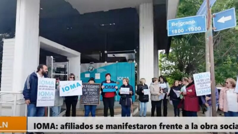 Afiliados a IOMA piden que la obra social acuerde con médicos sin intermediarios