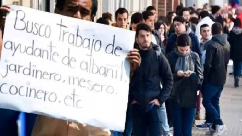 Desempleo: sectores en crisis y cifras alarmantes que preocupan