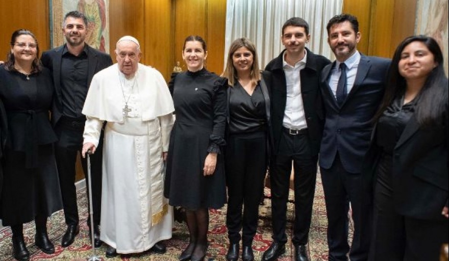 El Papa Francisco recibió a la Intendenta de Moreno en el Vaticano