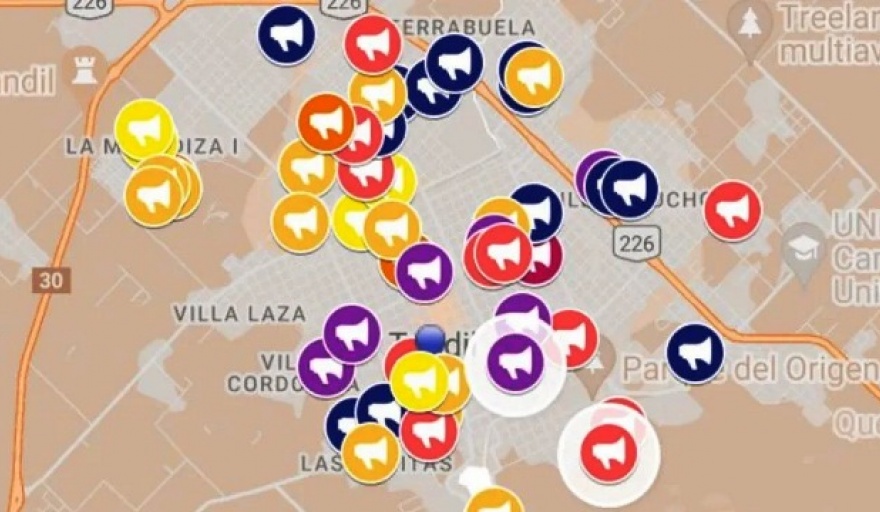 Ante la falta de información estadística veraz, vecinos configuran un mapa del delito