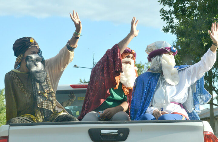 Los Reyes Magos llegarán al Predio del Festival y a la plaza de Blaquier