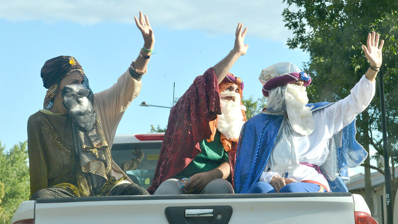 Los Reyes Magos llegarán al Predio del Festival y a la plaza de Blaquier