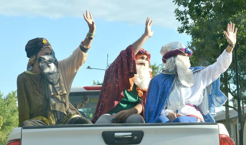 Los Reyes Magos llegarán al Predio del Festival y a la plaza de Blaquier