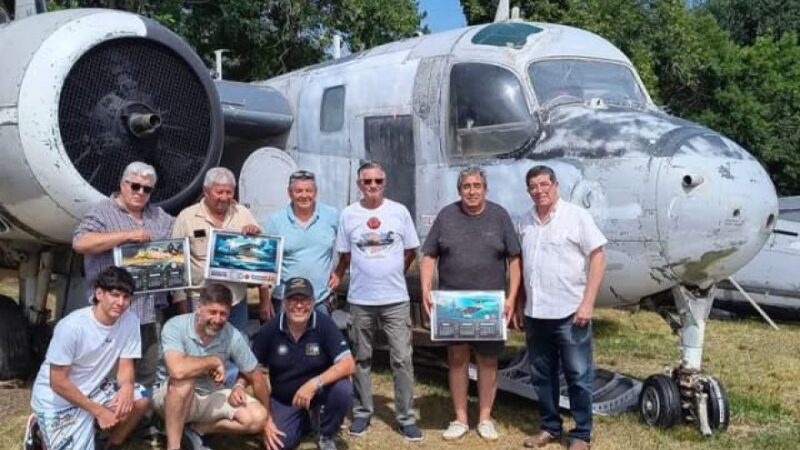 La recuperación del avión histórico de Malvinas en su fase final
