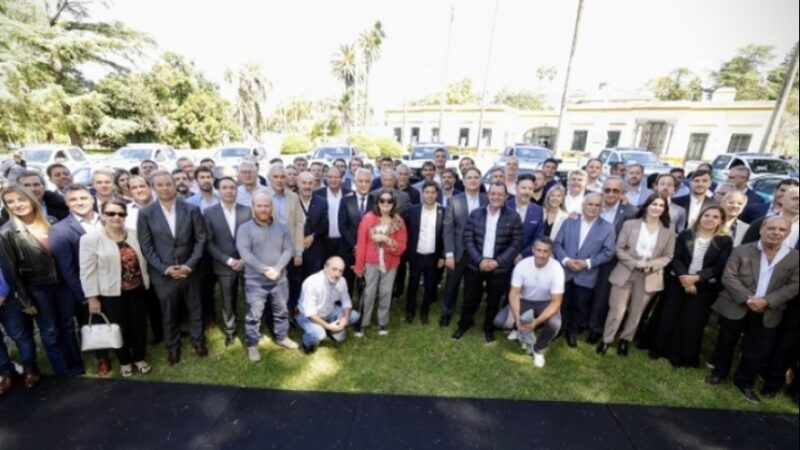 Junto a más de 100 intendentes Kicillof presentó un nuevo fondo para reforzar la seguridad