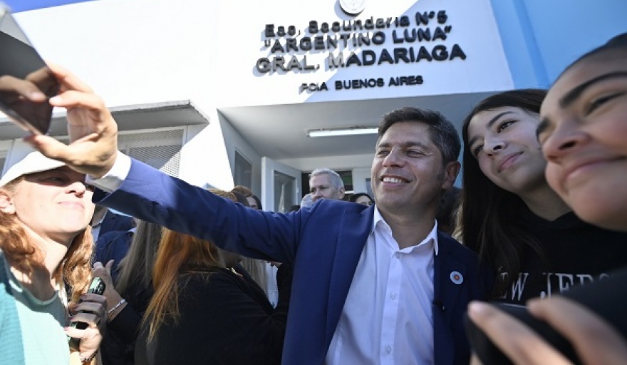 Inauguran nueva escuela secundaria en General Madariaga y anuncian medidas para el desarrollo local