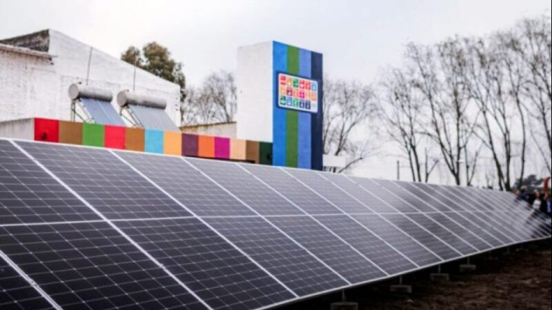 Inauguraron en Los Toldos el primer Parque Solar Municipal