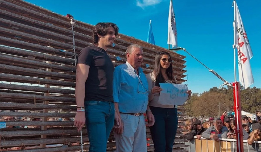 San Andrés de Giles hizo historia con el salame más largo de Argentina: 469,18 metros